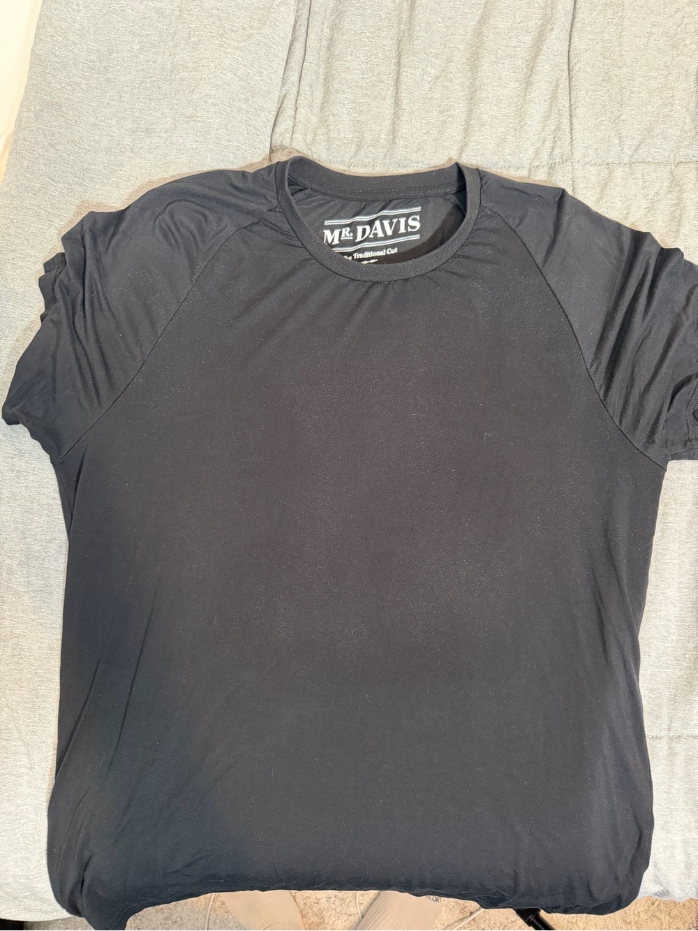 Men's Black Short Sleeve Crew Tee